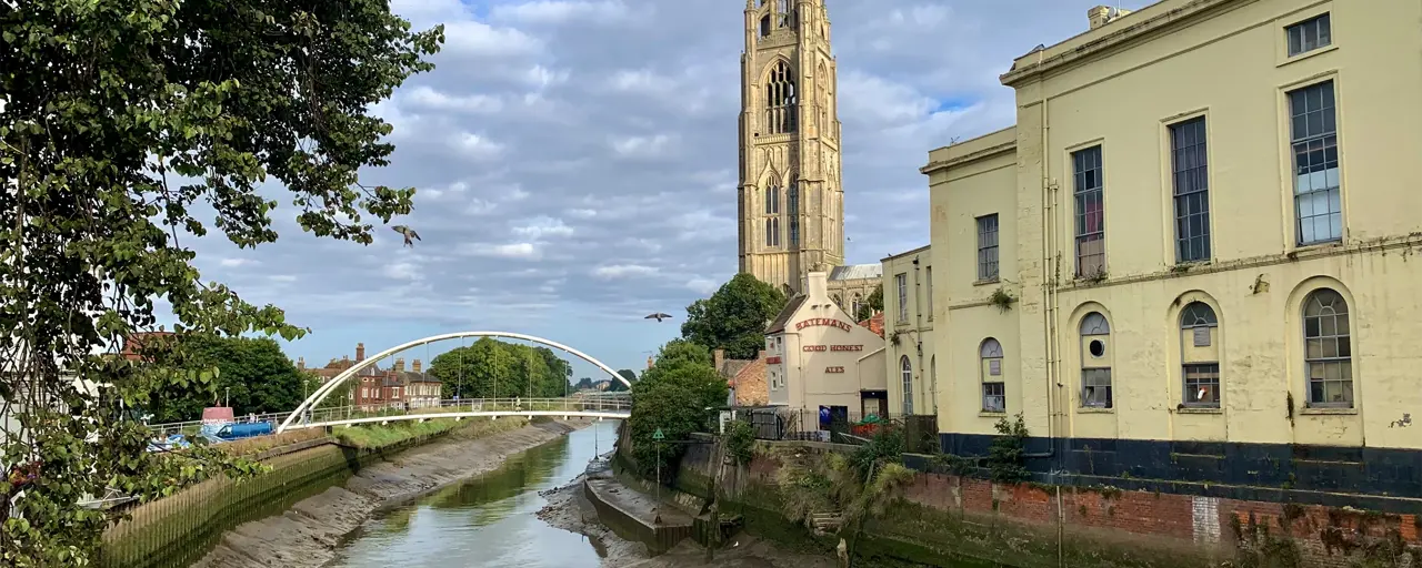 External shot of the Boston Barrier in the UK.