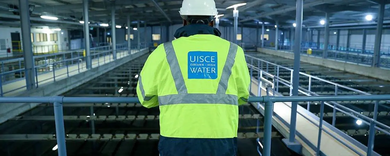 Man in high vis inside a project site