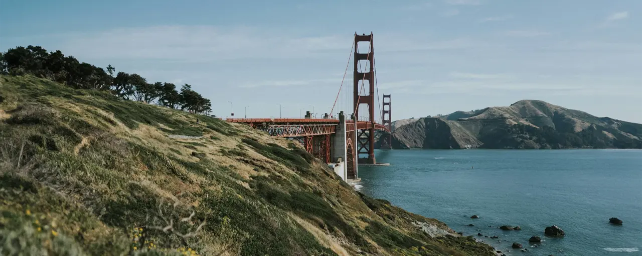 Bridge across water